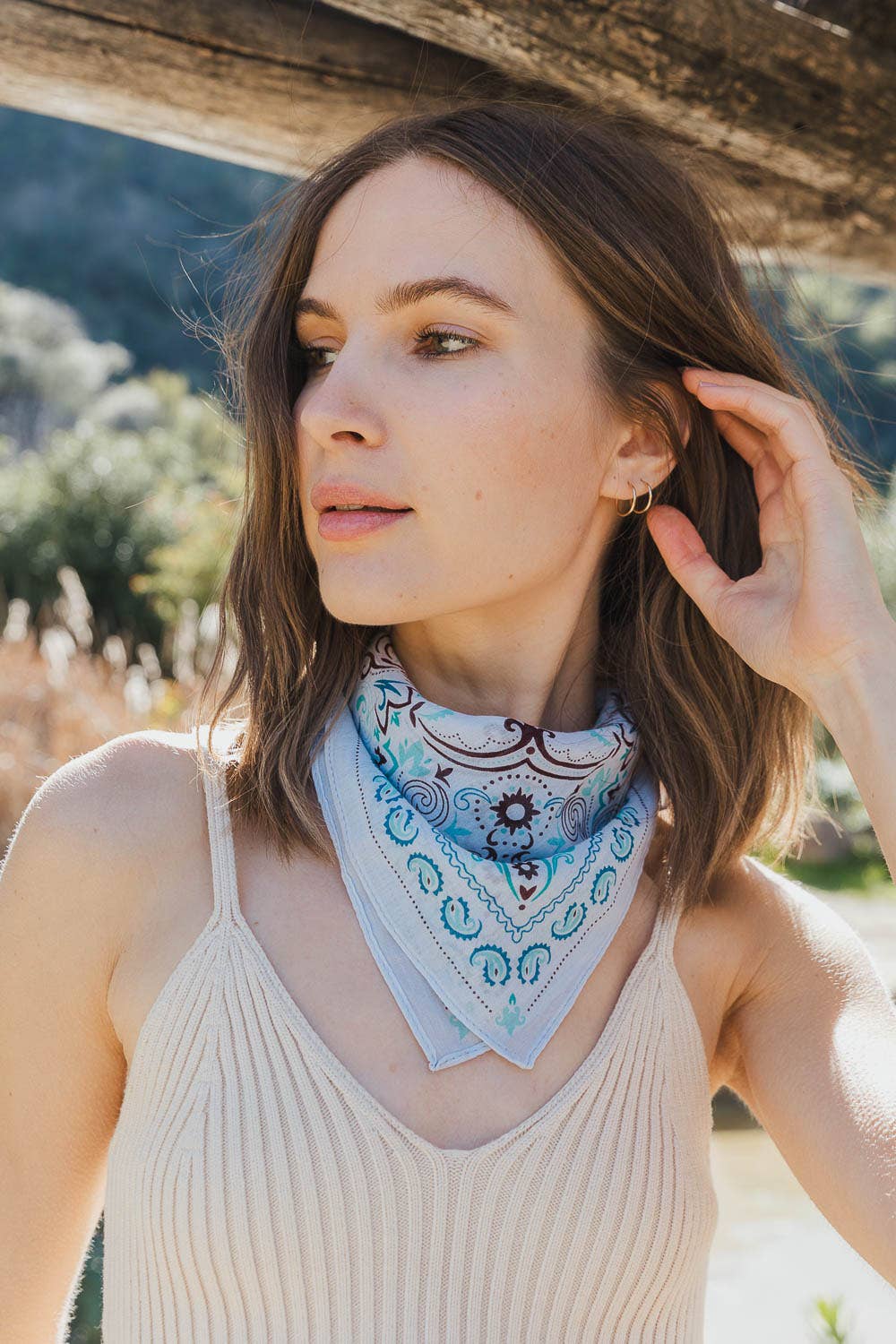 Leto Accessories - Wholesale Bandana - Women's - 🌿 Colorful Paisley Headscarf - Retro, Colorful, Chic2