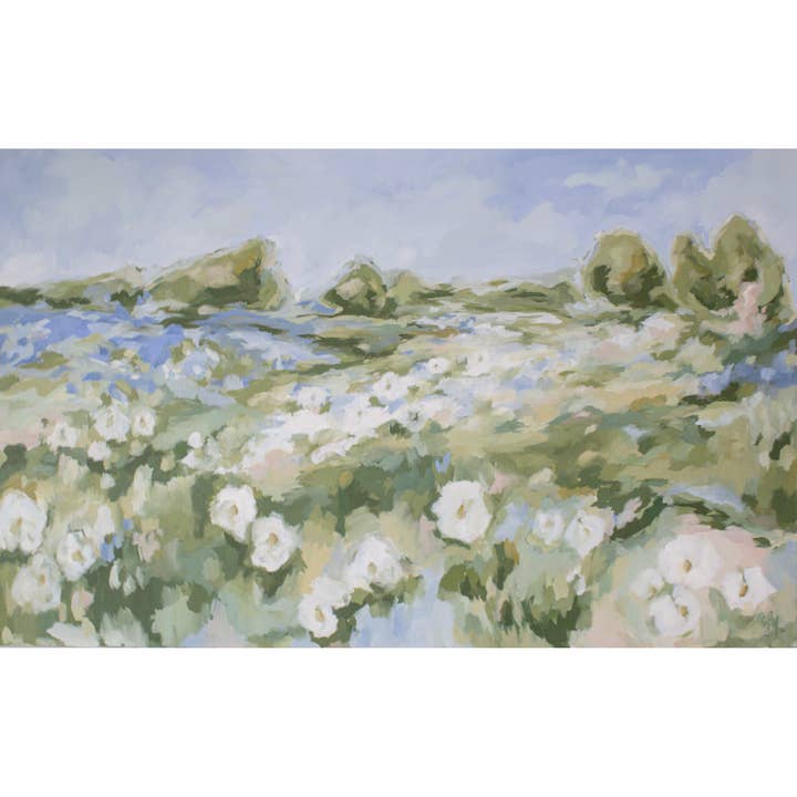 Dancing Poppies Horizontal Print for wholesale by Elizabeth Sage Art