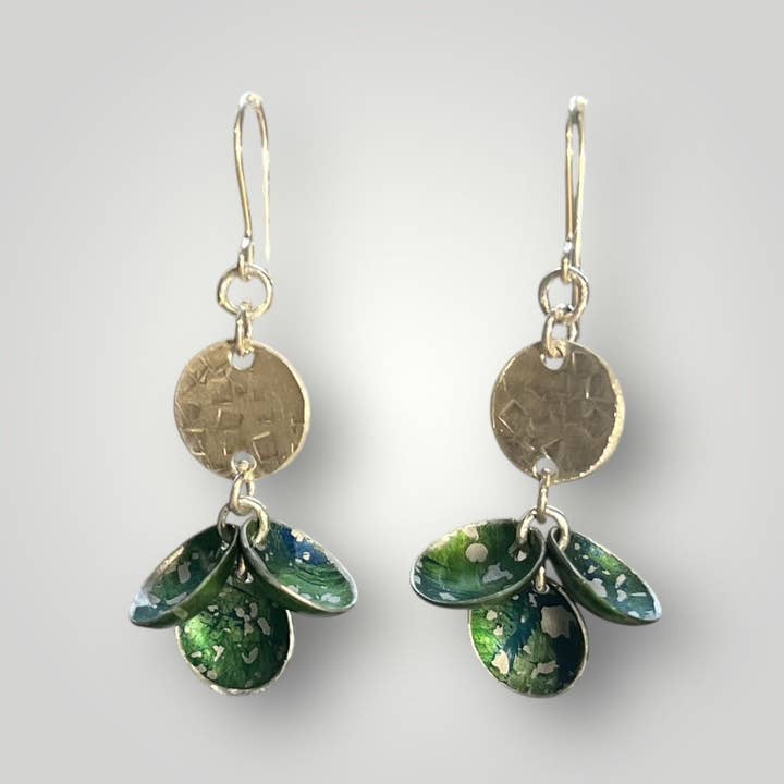 Kelpwater Tide Cluster Earrings for wholesale by Rachel Stowe Jewellery