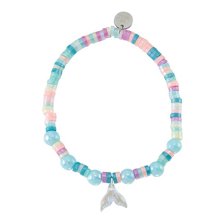 World End Imports Jewelry & Gifts - Wholesale Charm/Dangle Bracelet - Br Pearlized Fimo/Mermaid Tail12