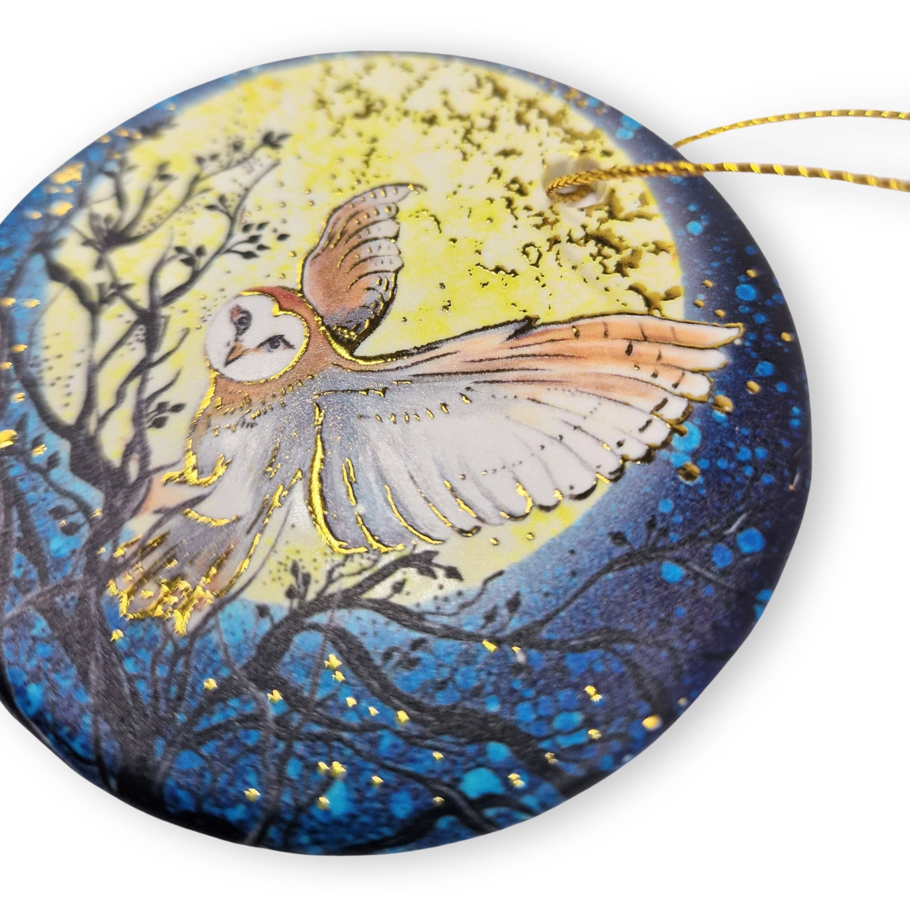 By Jo Crafts - Vente Objets de décoration - Décoration suspendue arbre hibou & cerf13