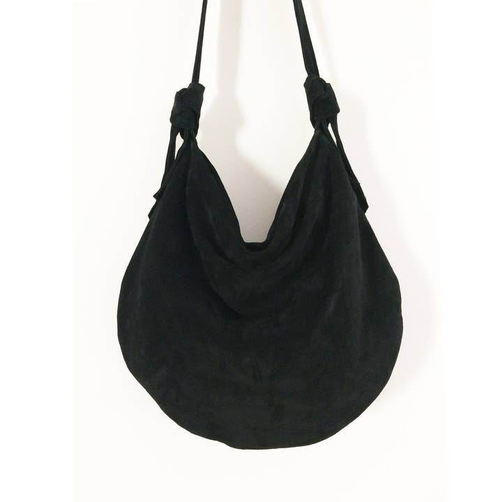 BBagdesign - Wholesale Shoulder Bag - Women's - Black suede bag1