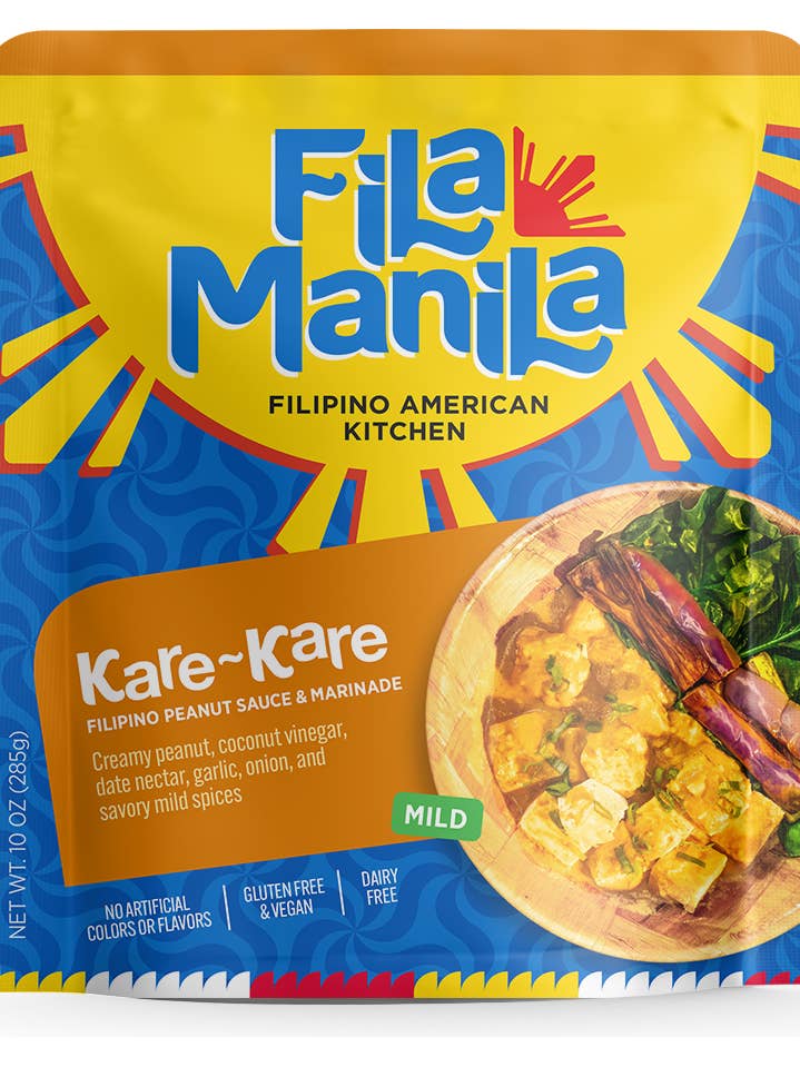 Kare Kare Peanut Sauce and Marinade (8oz POUCH) for wholesale by Fila Manila Filipino American Kitchen