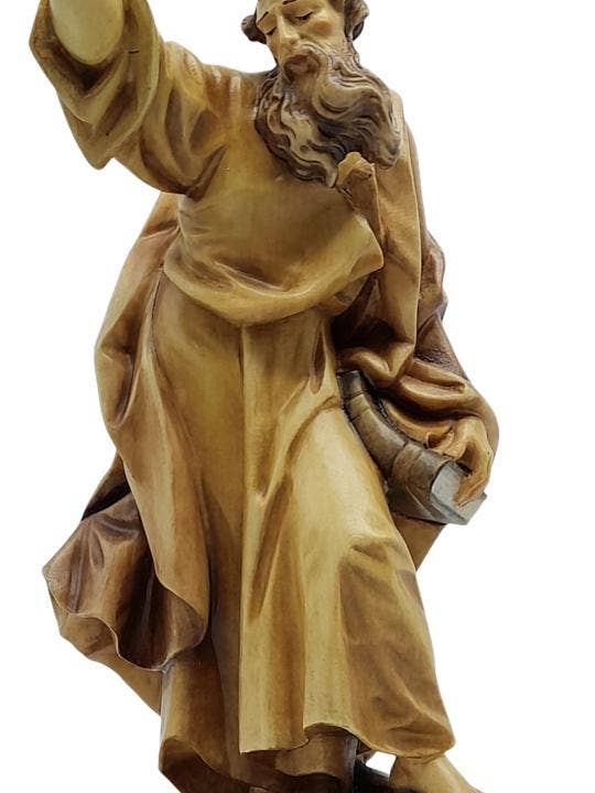 Saint Paul wood carved 7874 for wholesale by Dolfi