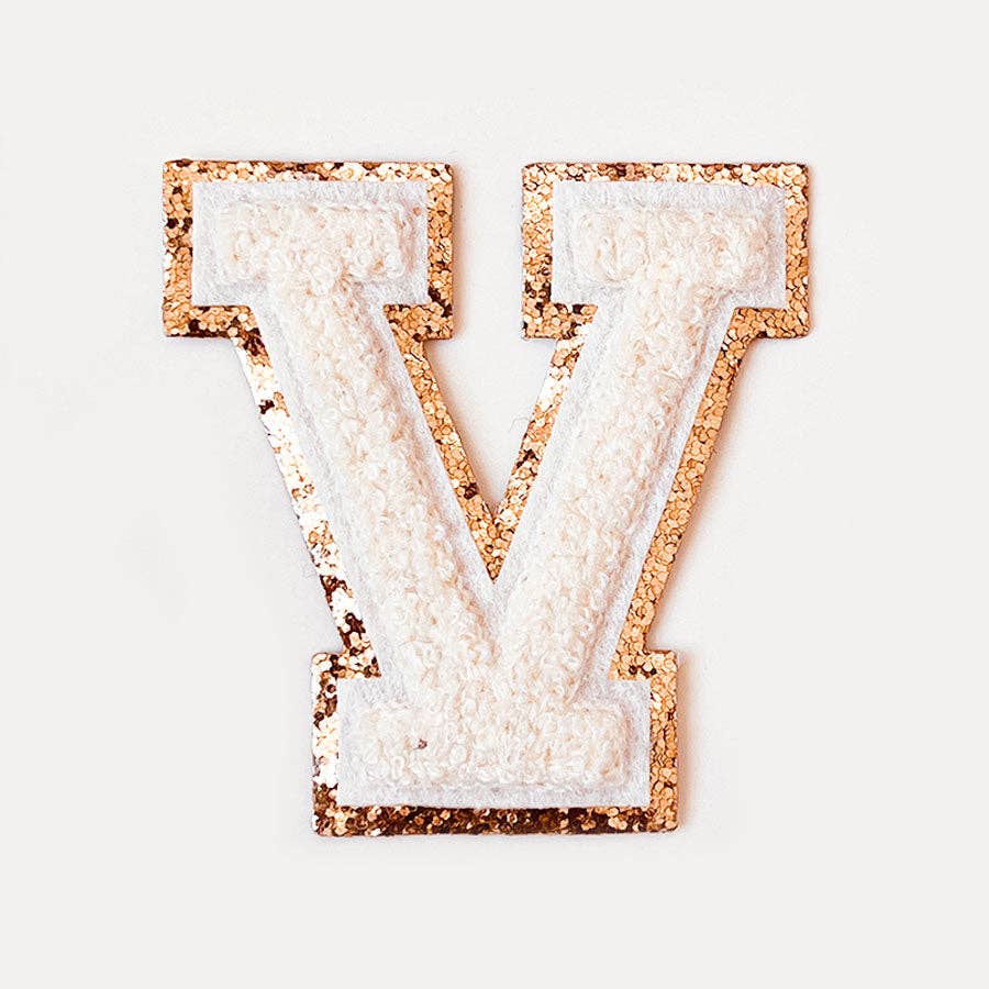 Mimi's Glow Accessories - Wholesale Sticker - Glitter Letters Cream (VE3)20