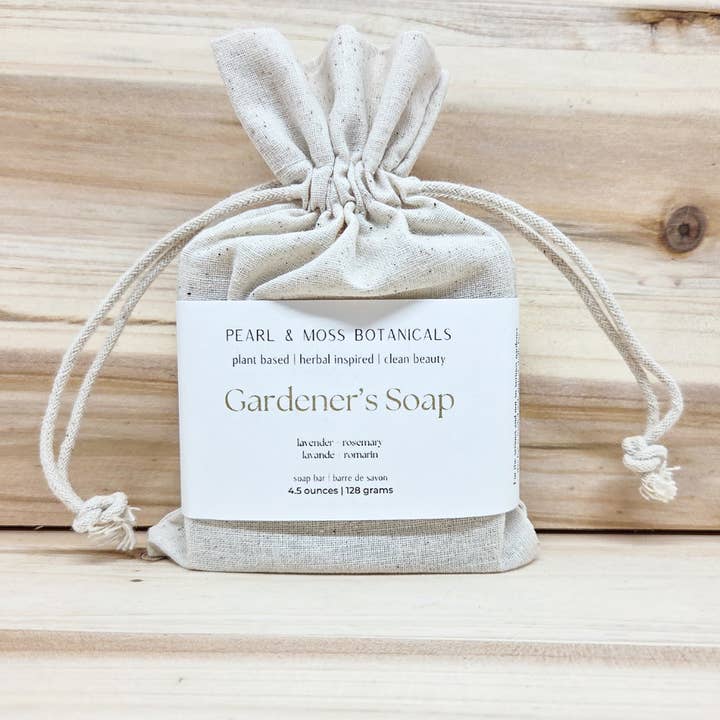 The Gardener's Soap for wholesale by Pearl & Moss Botanicals Inc.