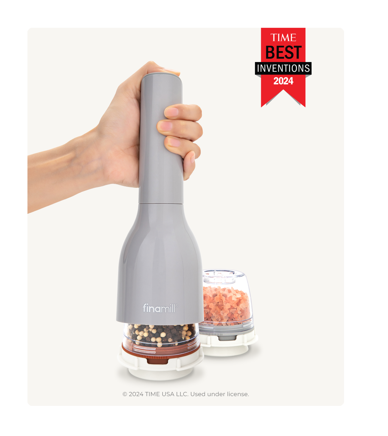 FinaMill - Wholesale Spice Mill - FinaMill Classic Battery - 1 Everyday Pod, 1 Pepper Pod1