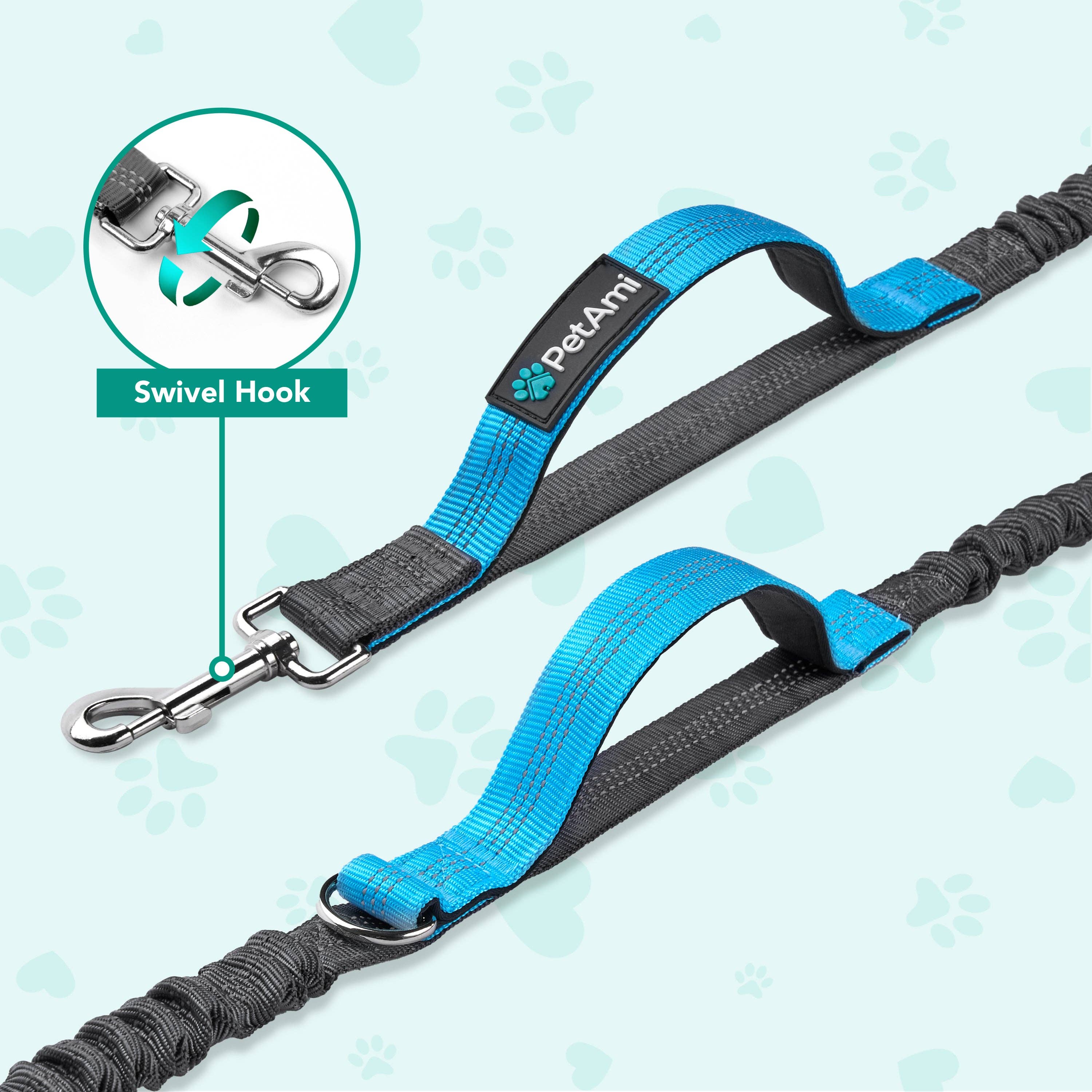 PetAmi - Wholesale Pet Leash - Dog - Heavy Duty Hands Free Dog Leash Belt12
