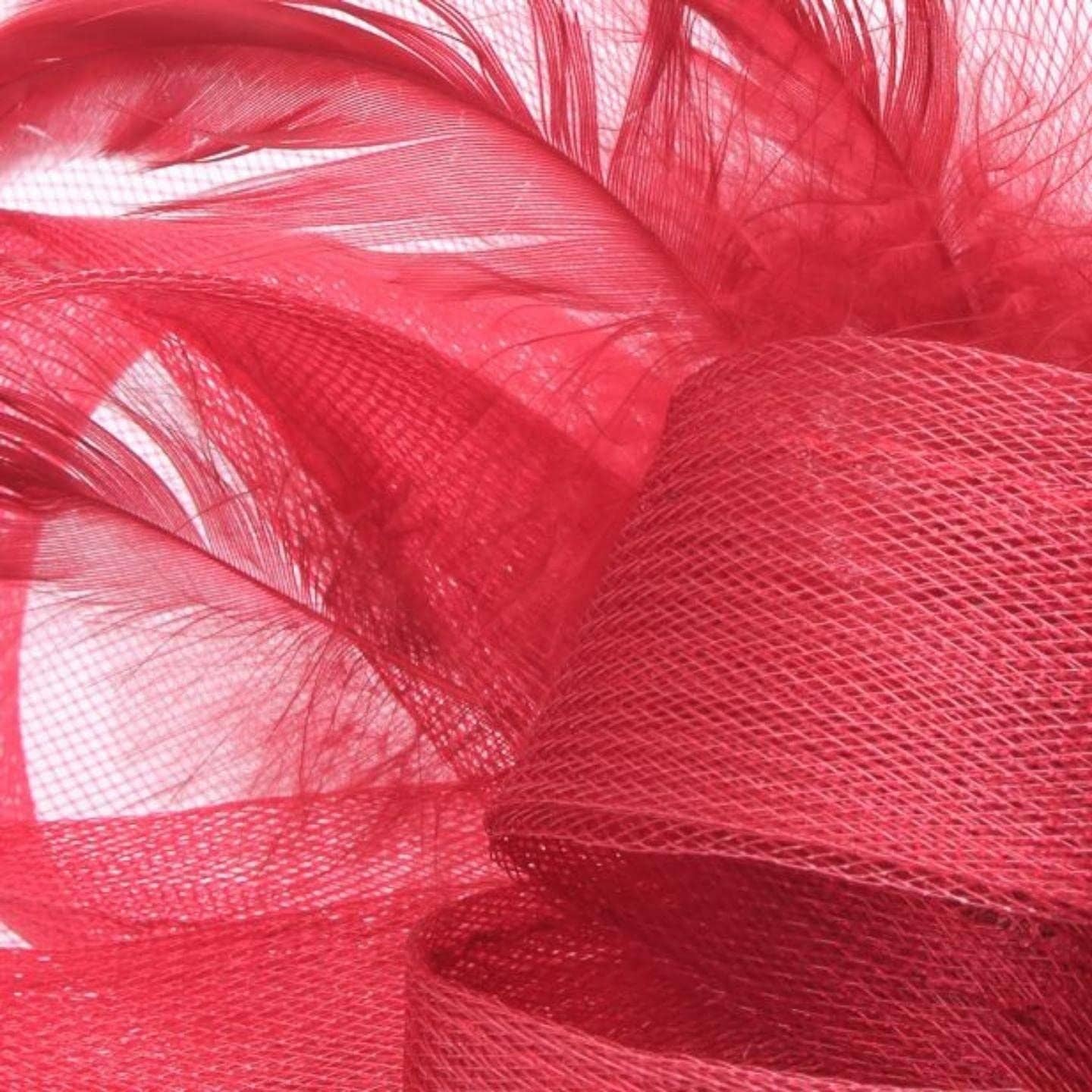 Topkids Accessories - Wholesale Fascinator Hat - Women's - Large Fascinator Headband Hair Band Feather Fascinator Hats Looped Net Wedding Hats Bridal Hats Cocktail Hats Royal Ascot Hats On Aliceband for Women, Ladies, Girls9