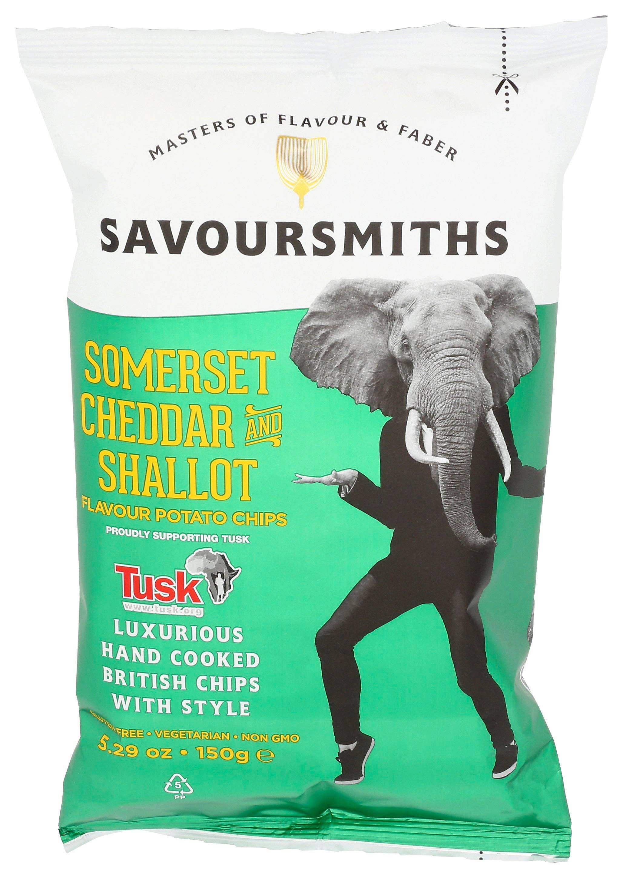 Everyday Supply Co - Wholesale Chips - SAVOURSMITHS CHIPS SOMERSET CHDR SHLLT - Case of 12