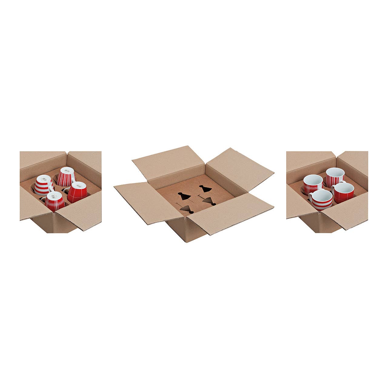 Wurm - Wholesale Gag Gift/Novelty Gift - Packaging carton, set of 4 cups, W31 x D31 x H13 cm0