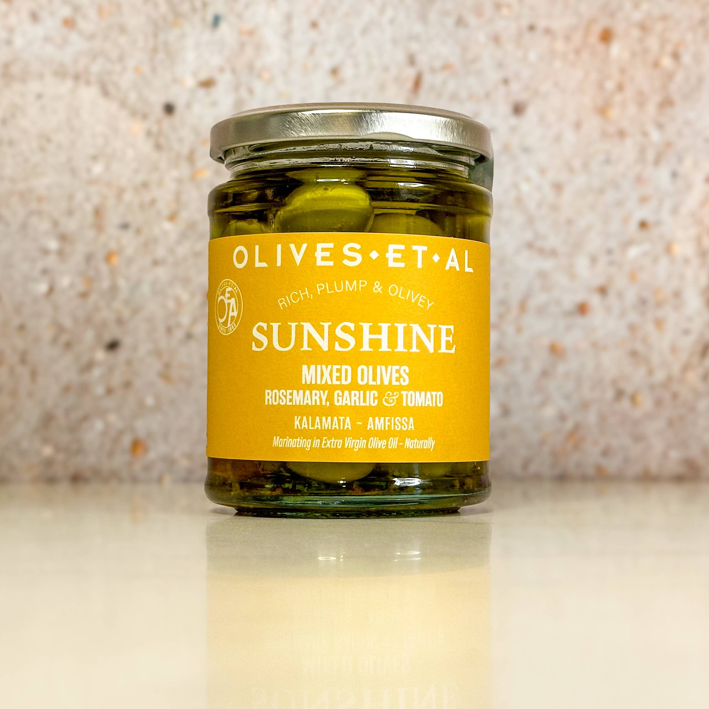 Olives Et Al - Wholesale Olives - Sunshine Rosemary & Garlic Whole Olives1