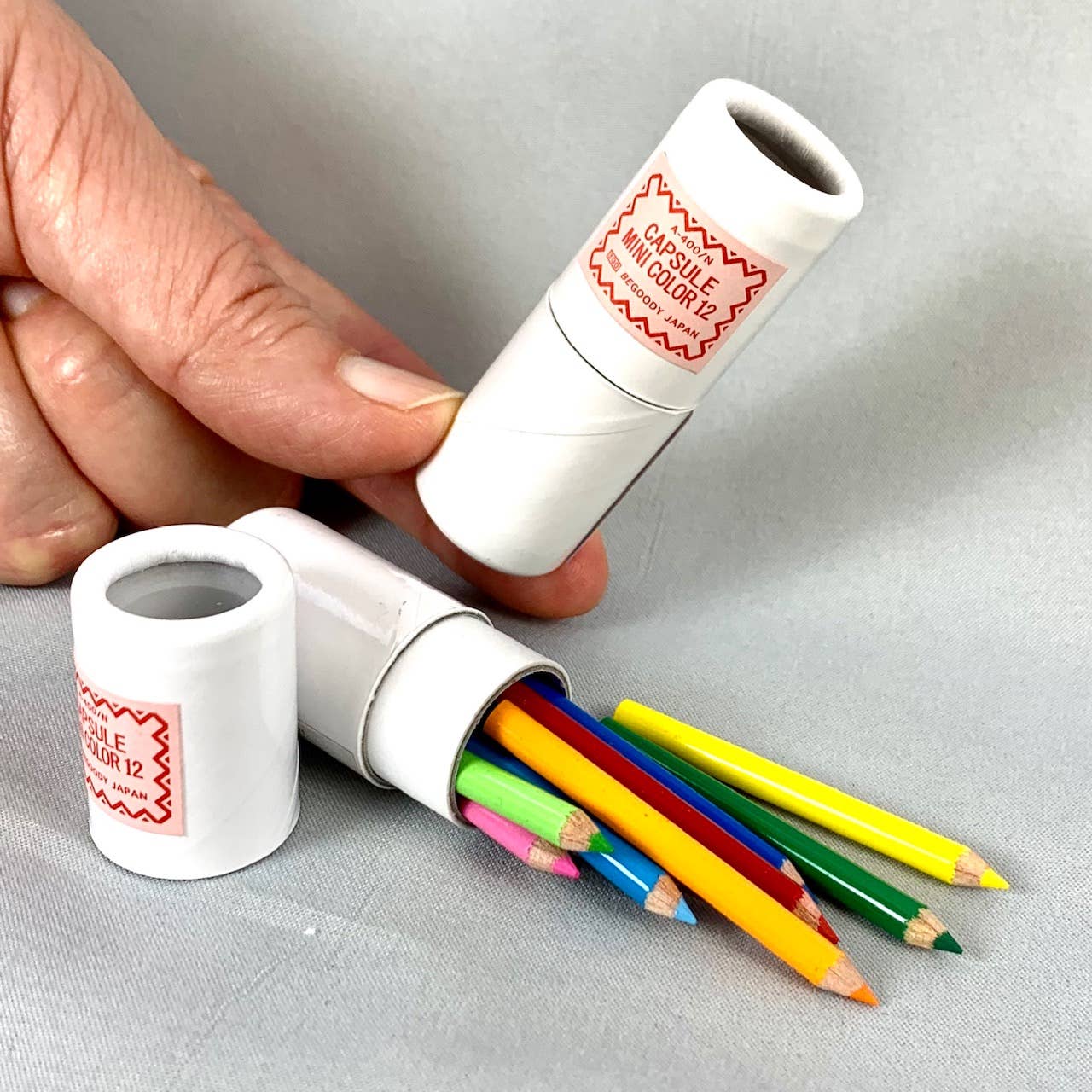 BCmini - Wholesale Colored Pencil - 21602 12 sets of 12 mini pencils in mini paper tube-1232