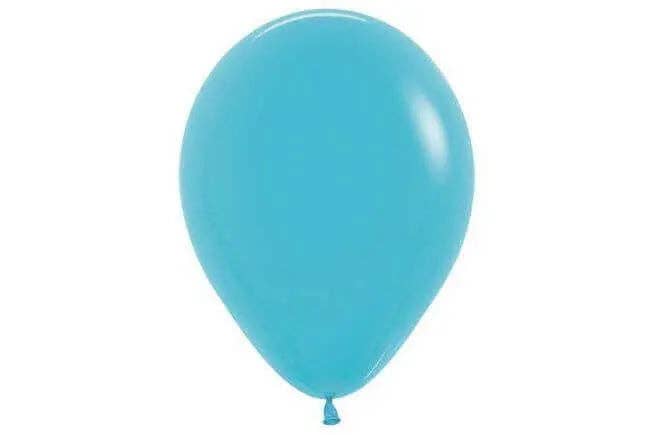 Party Expo, LLC - Wholesale Balloon - Sempertex - 11" Fashion Caribbean Blue Latex Balloons (50pcs)