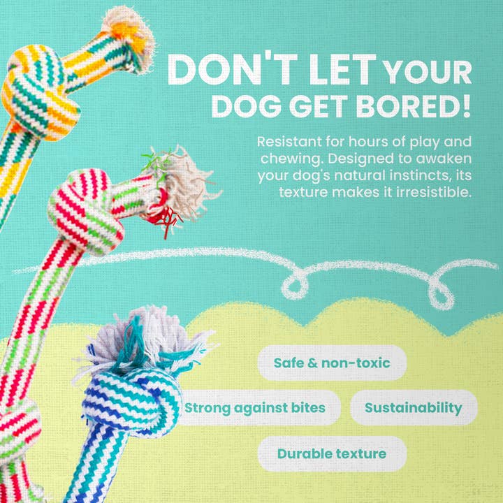 SnugArooz - Wholesale Pet Rope Toy - Dog - Puppy Fun9