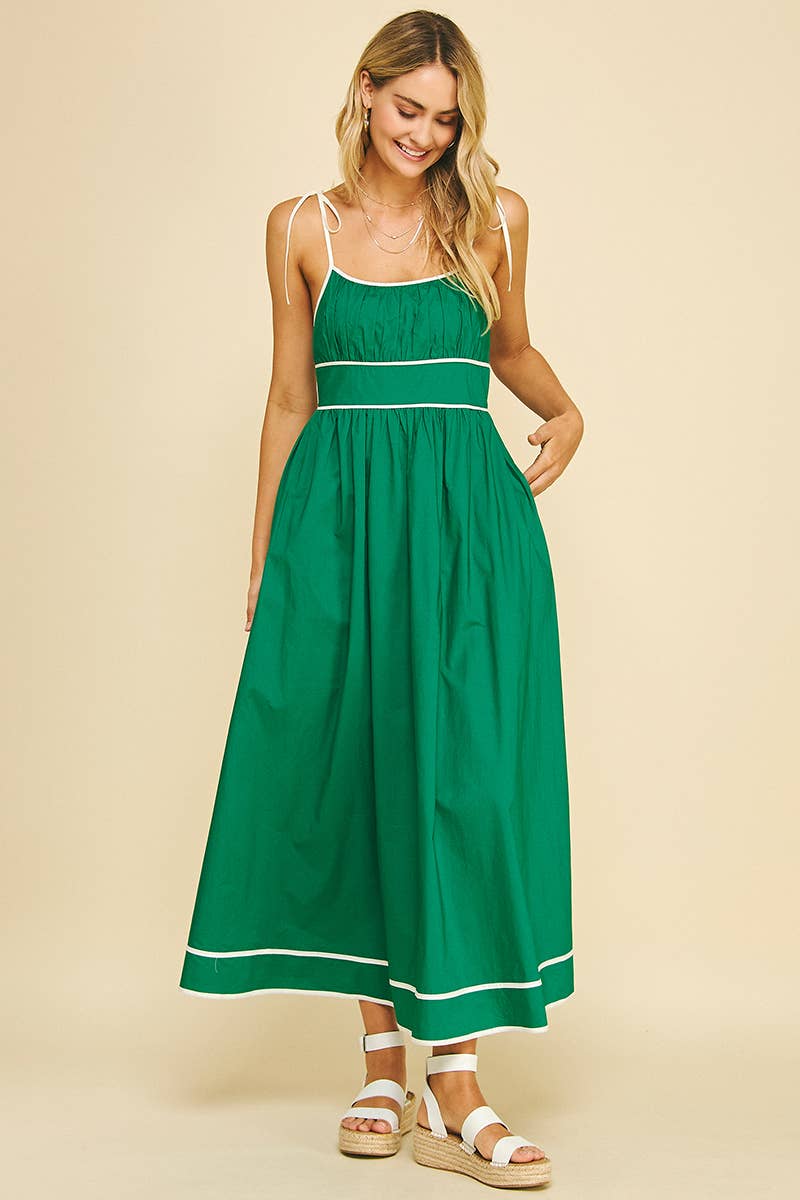 PINCH - Wholesale Dress - Women's - CONTRAST STRAP MAXI DRESS - 5828D7