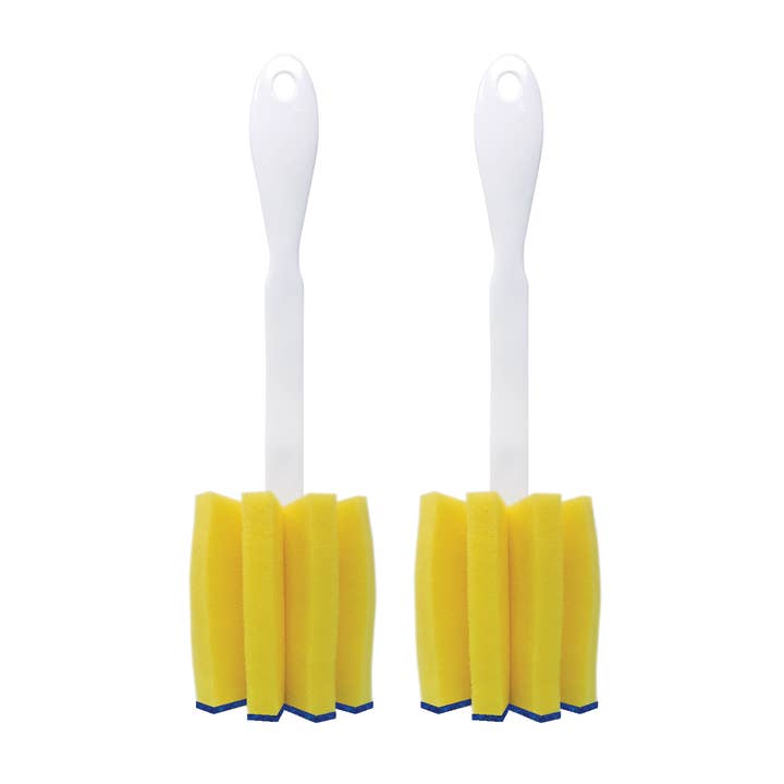 Brosse pour Verre et Pot avec Tête en Mousse en Forme d'Étoile - Lot de 2 pour la vente par LOLA