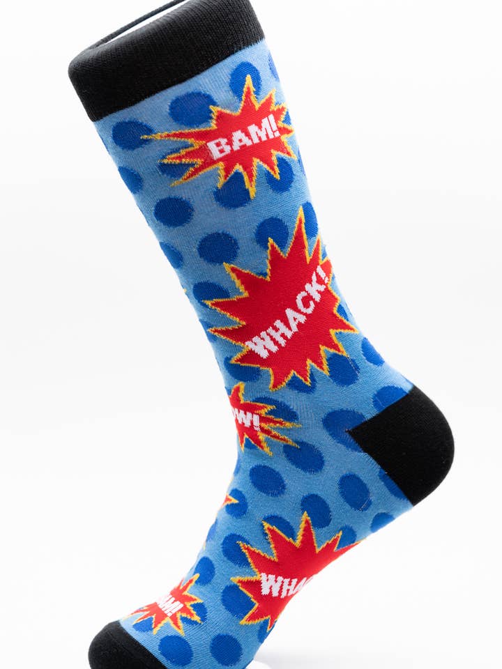Comic Book Crew Socks for wholesale by moJJa