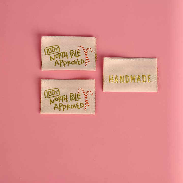 Aprobado en el Polo Norte - Etiquetas de Costura de Diseñador para venta al por mayor de Kati Cupcake