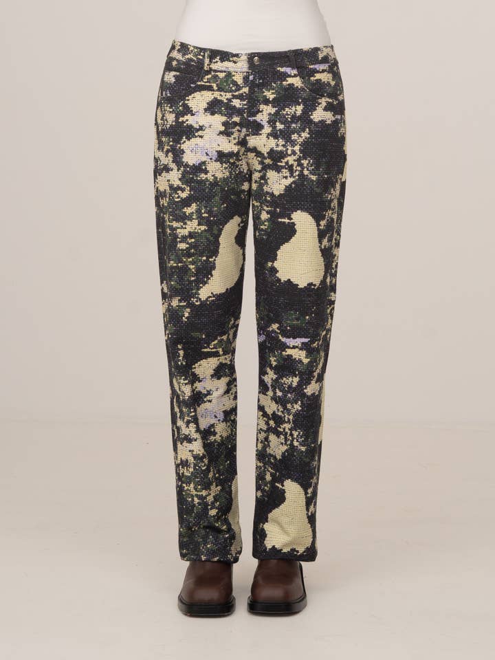 CARMEN SAYS - Wholesale Jeans - Women's - Carolina Bird Print Jeans3