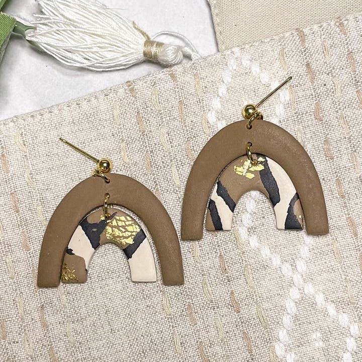 Lucky Leopard Double Rainbows for wholesale by Reston & Rose Clay Company