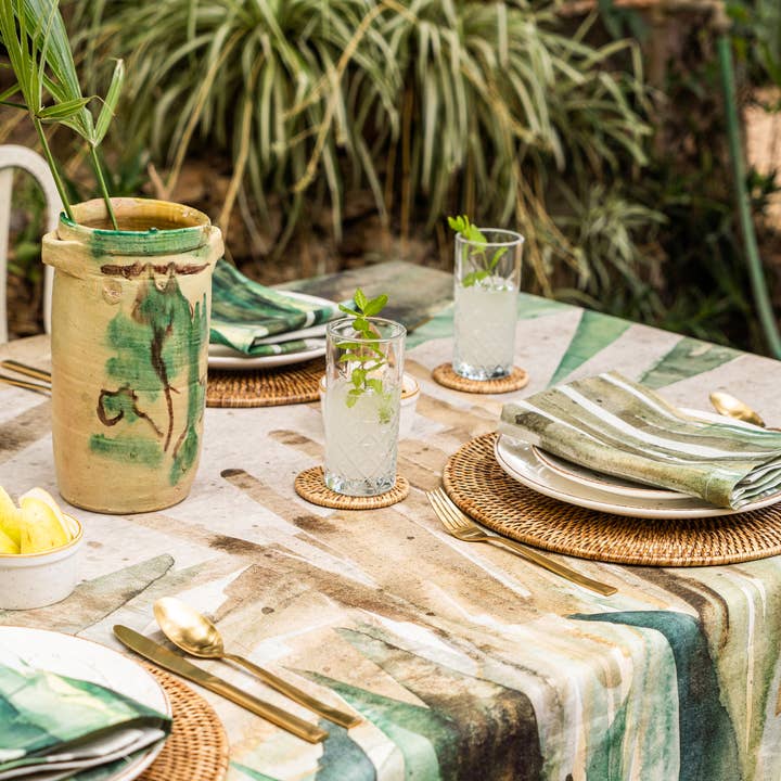 The Napking – wholesale Tablecloth – “Bamboo” Tablecloths - 100% made in Italy
