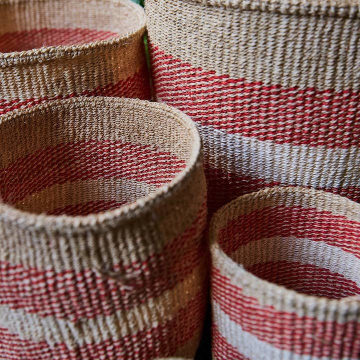 Crafts by Solid - Wholesale Basket - Hadithi Zebra Basket - Practical Weave5