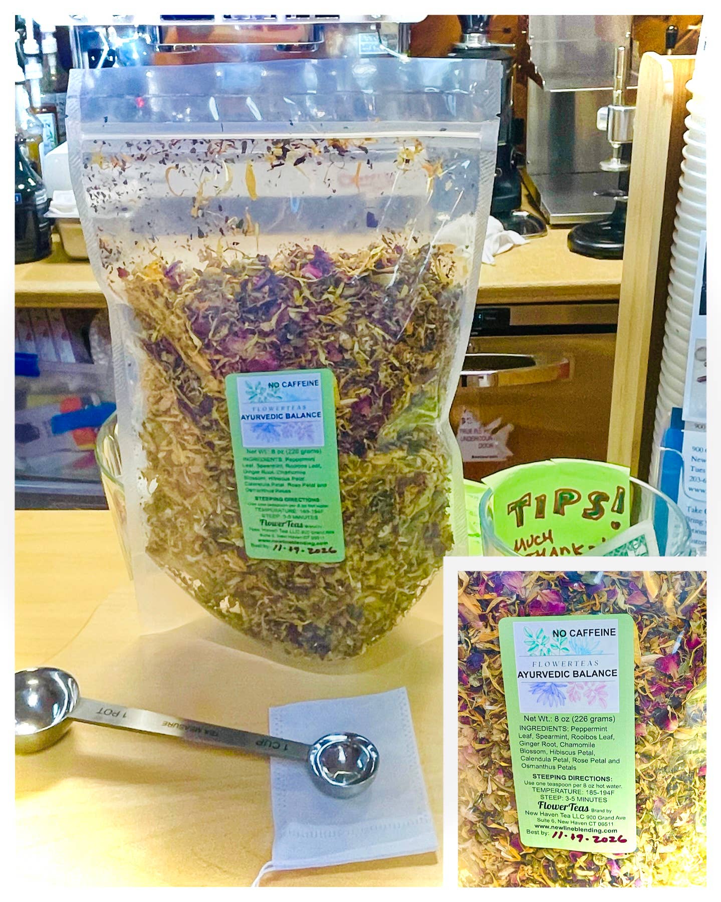 FlowerTeas – Engroshandel Løs te – Løsbladet te i løs vægt 1 lbs Kommerciel brygning Fødevareservice30