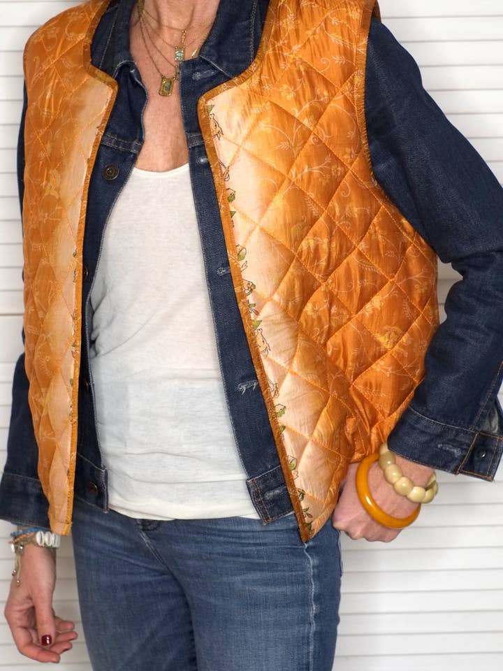 Georgia number 10 quilted jacket for wholesale by LETE INDIEN BY AC