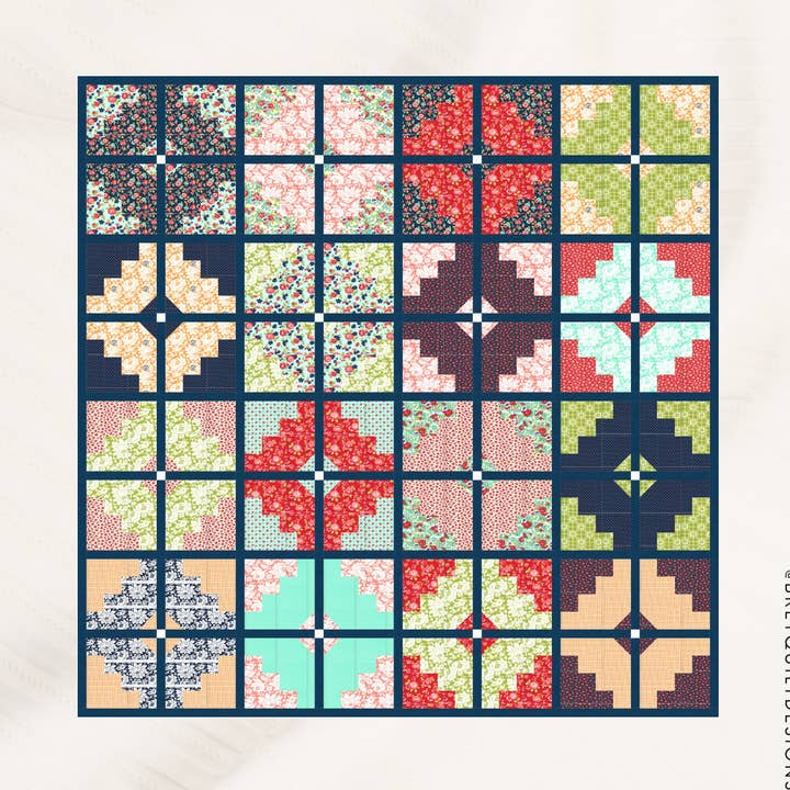Rough Cut Diamonds Quilt Pattern for wholesale by Bre T Quilt Designs