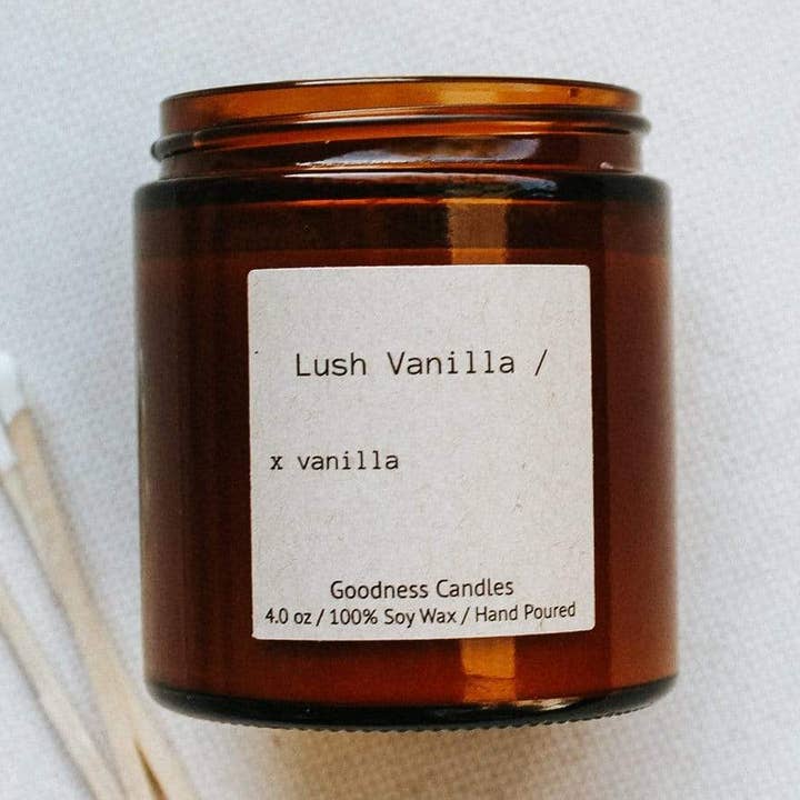 Lush Vanilla for wholesale by Goodness Candles