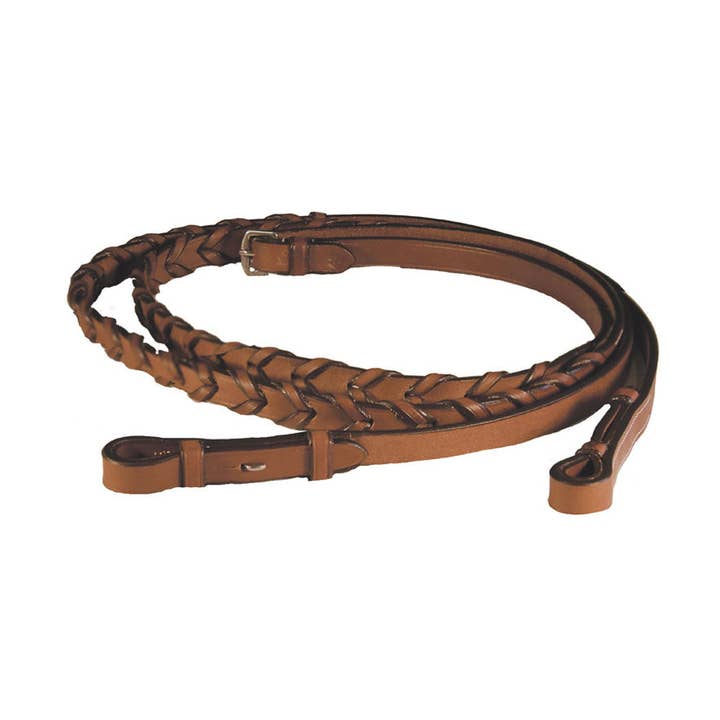 Exselle Elite Laced Leather Reins for wholesale by Intrepid International