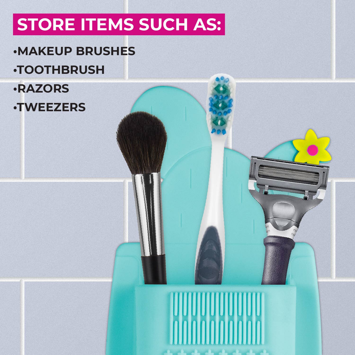 Lindo – wholesale Makeup brush cleaner – Lindo SiliPocket - Brush Pocket and Brush Cleaning Pad8