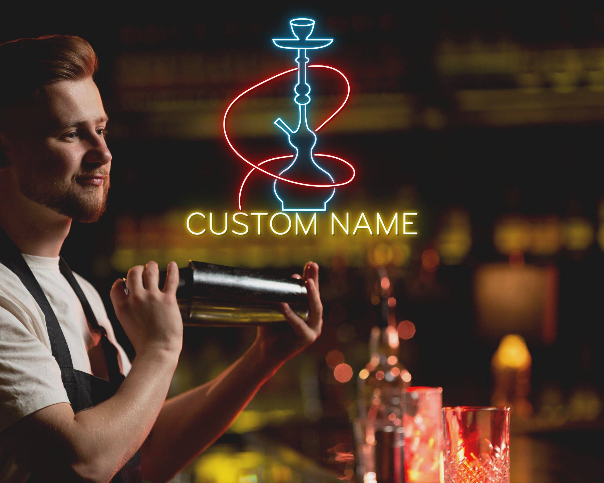 Glow Neon - Wholesale Neon Sign - Custom Hookah Smoking Shisha Neon Sign2