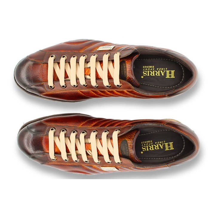 Harris Shoes 1913 - Wholesale Lifestyle Sneakers - Men's - Brown Leather Sneakers 761