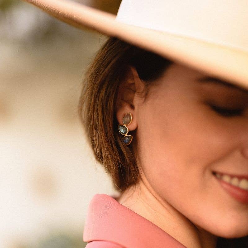 ACUS - Wholesale Dangle Earrings - Judit Iconic Labradorite Earrings1