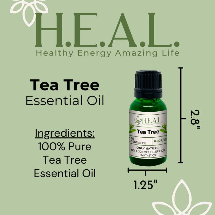 Healthy Energy Amazing Life - Wholesale Essential Oil - H.E.A.L.'s Essential Oils - Tea Tree7