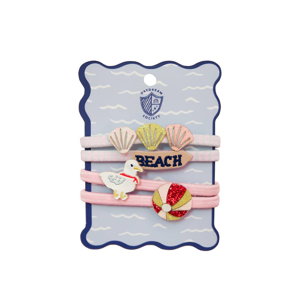 Jollity & Co. + Daydream Society - Wholesale Hair Tie - Kids - Seaside Embellished Hair Tie Set