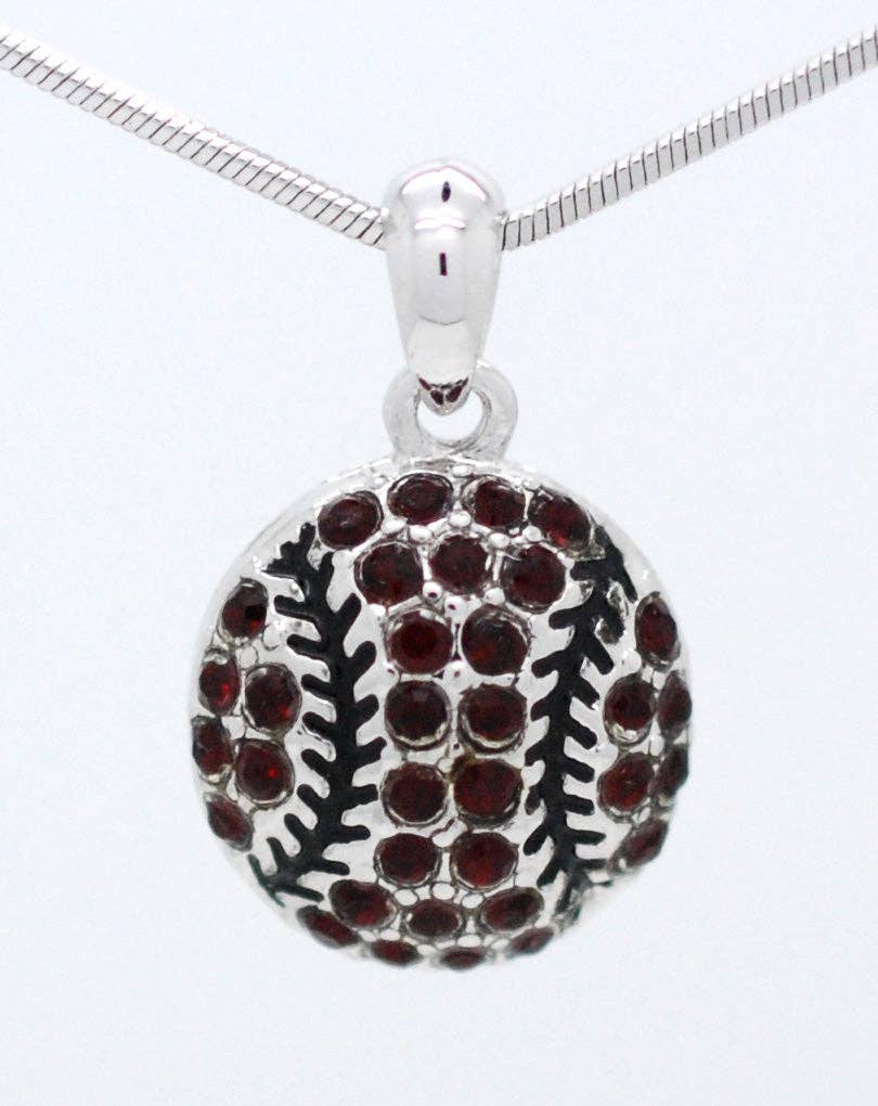 Fan Star Jewelry - Wholesale Pendant/Charm Necklace - Baseball/Softball Crystal Ball Necklace14