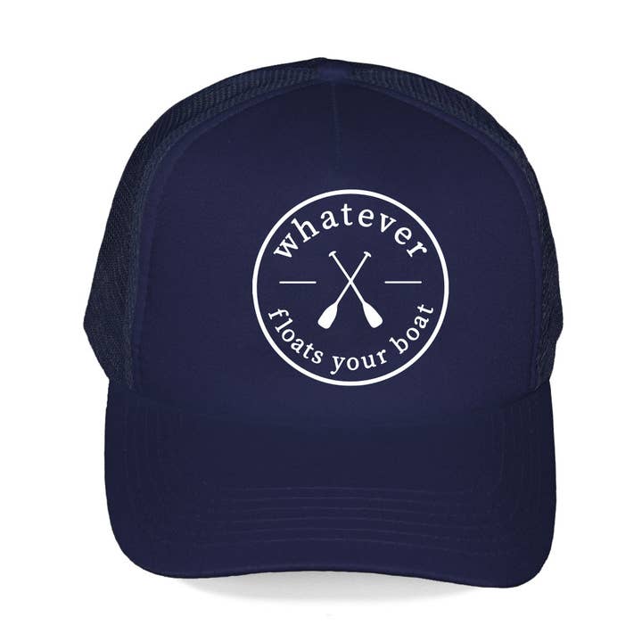 Whatever Floats Your Boat Trucker Hat for wholesale by Viv&Lou