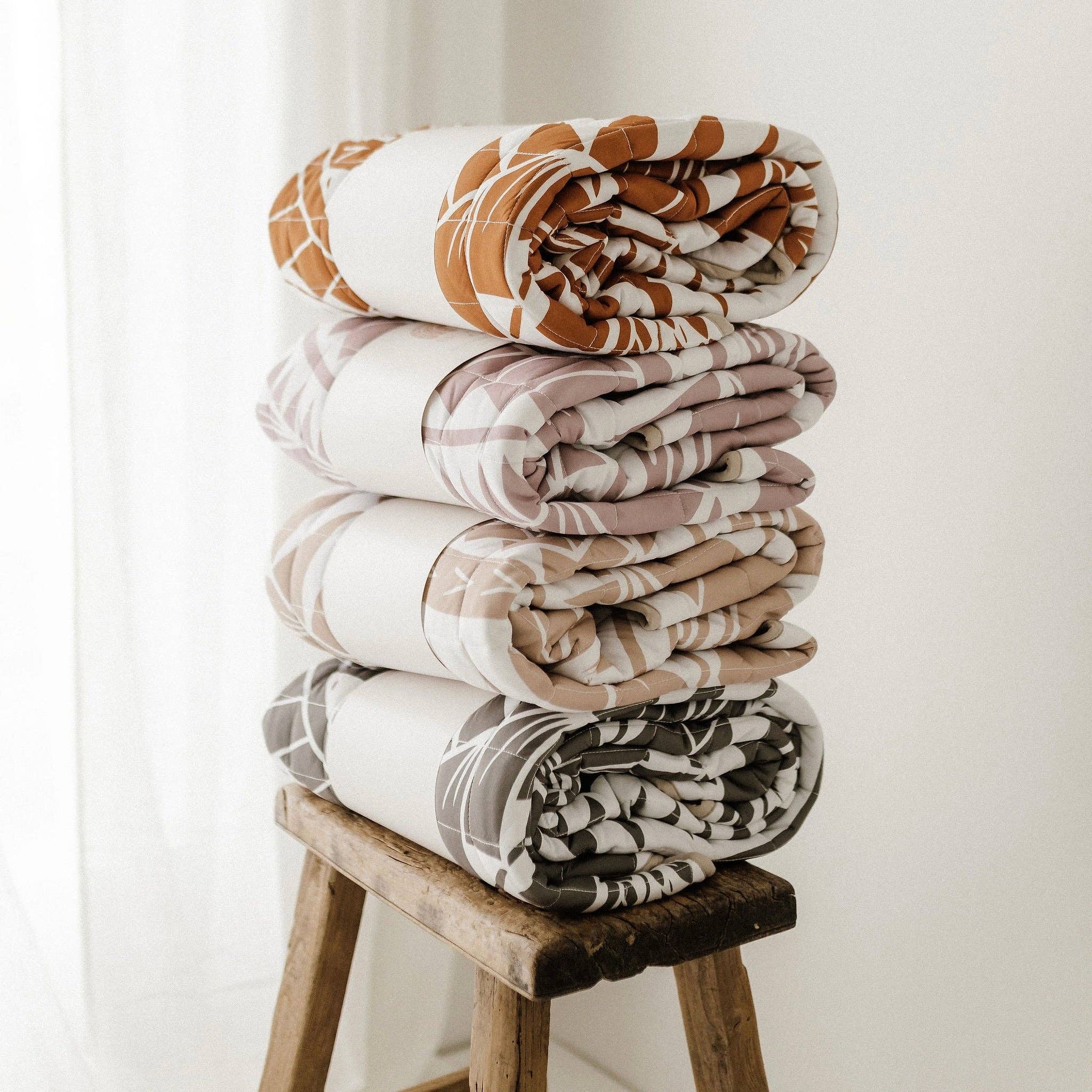 BO & KO - Wholesale Play mat – Kids & baby - Pacific Island Inspired Playmat I Mauve10