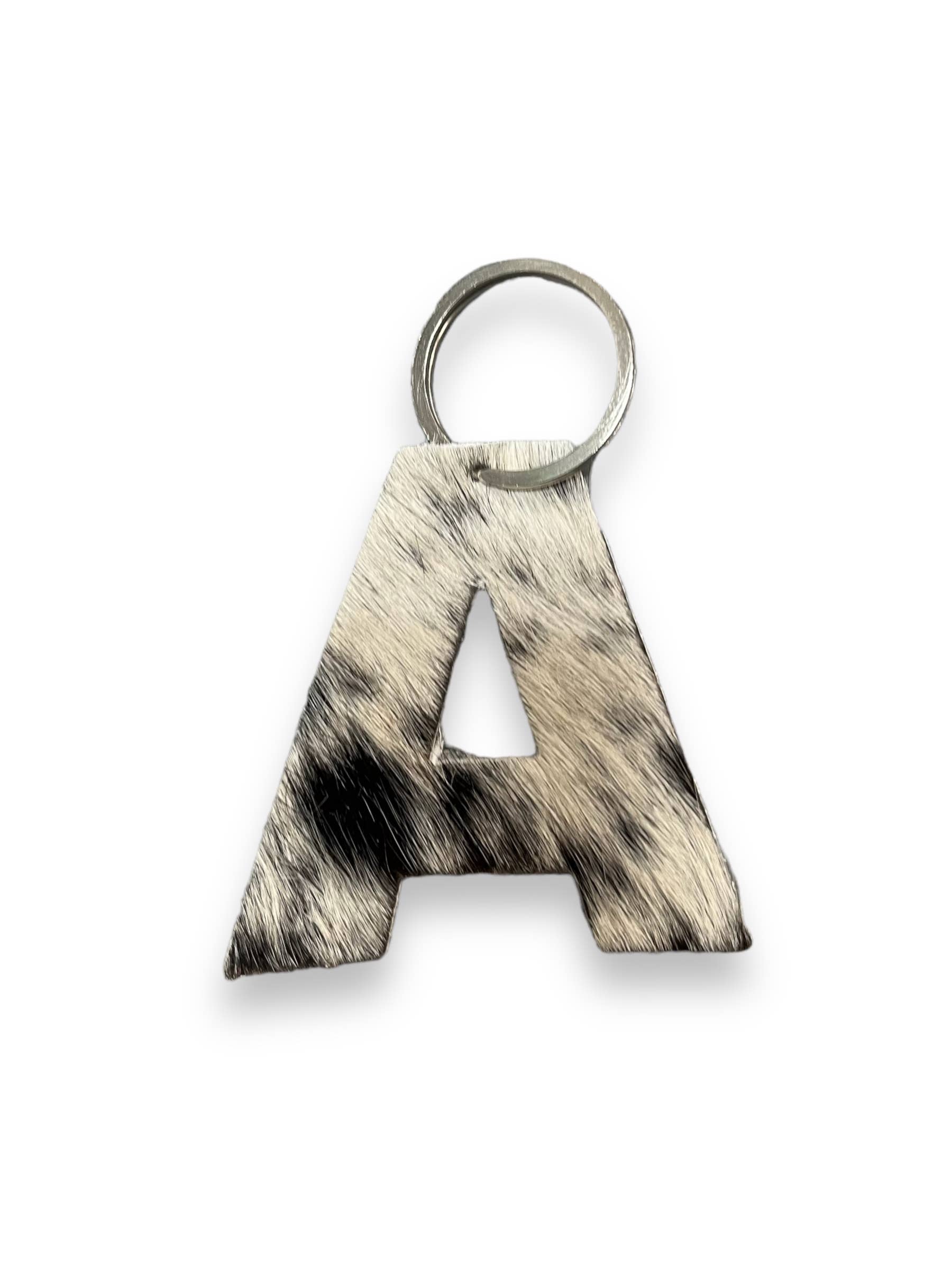 Western Linens - Wholesale Keychain - Unisex - Alphabet Cowhide Key Chains13