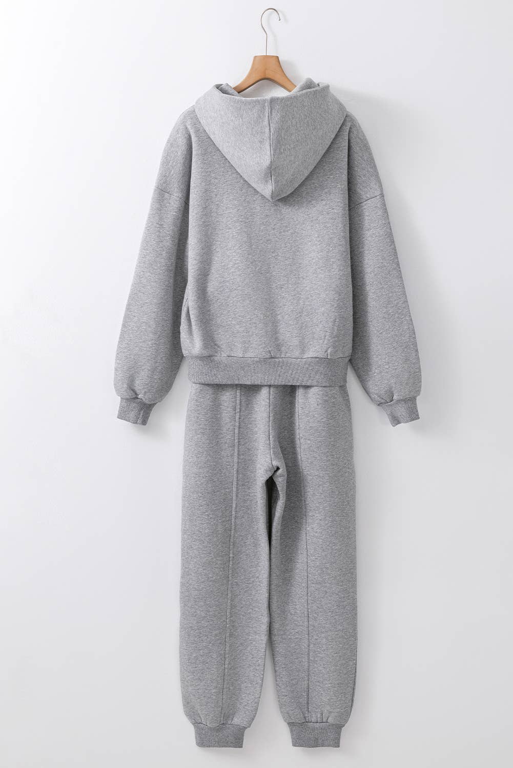 Women's Cozy Gray Hoodie and Jogger Activewear Set for wholesale on Faire3