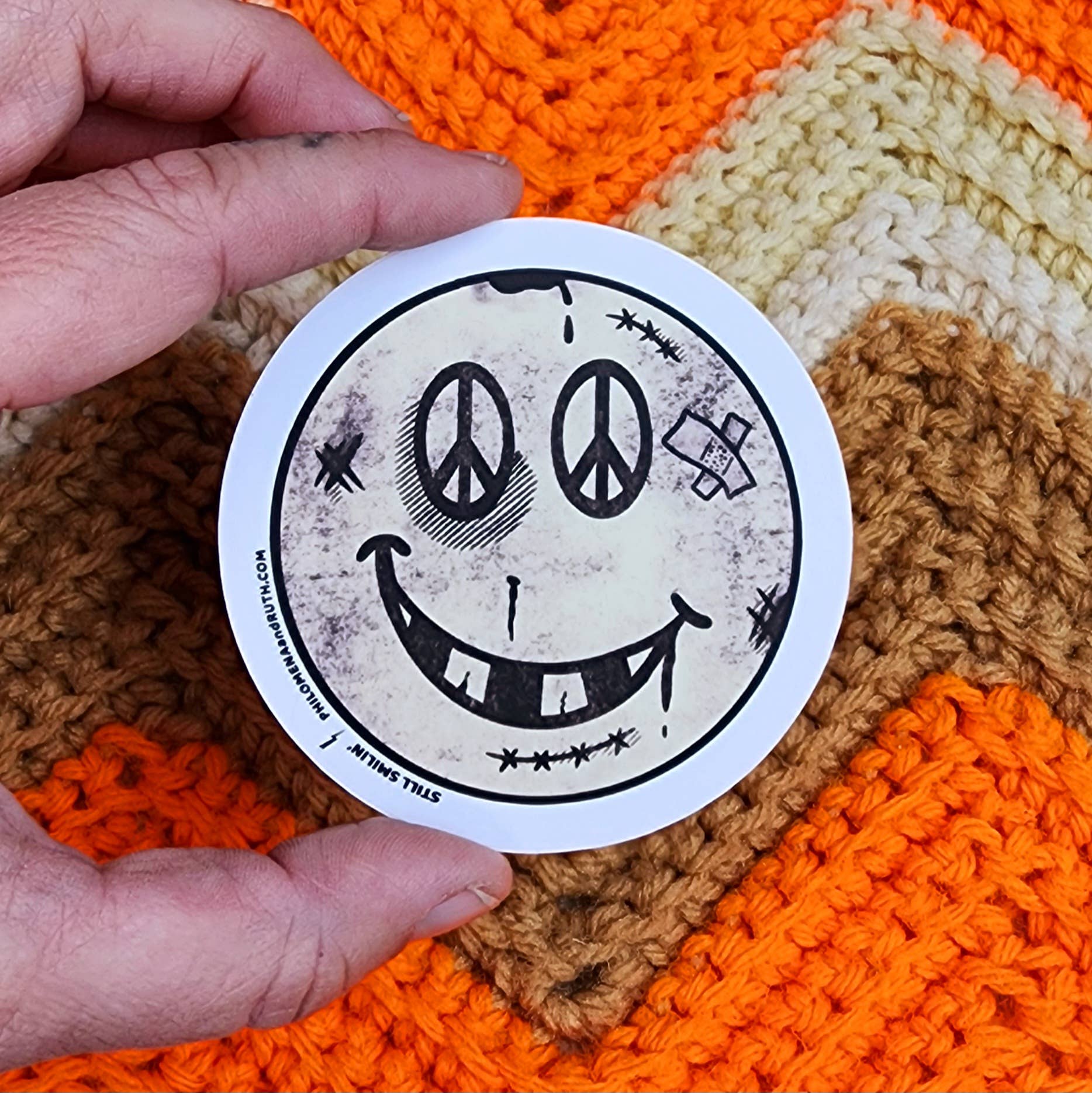 Hardworking Stoner - Vendita all'ingrosso Adesivo - Still Smilin' - adesivo in vinile6