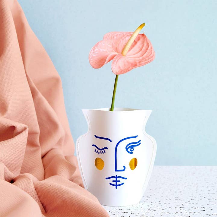 54 Celsius - Wholesale Vase - OCTAEVO Janus Mini Paper Vase (Double-Sided)