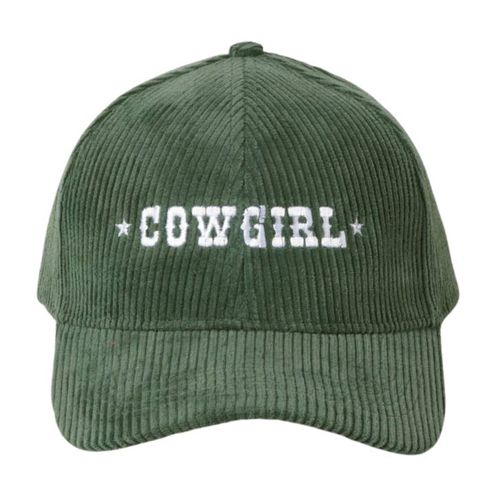 David And Young - Wholesale Baseball Cap - Women's - WESTERN COWGIRL CORDUROY Fall Winter Baseball Hat2