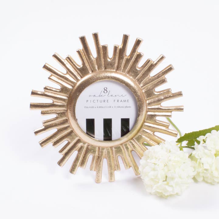 8 Oak Lane - Wholesale Picture Frame - Gold Starburst 4x6 Picture Frame