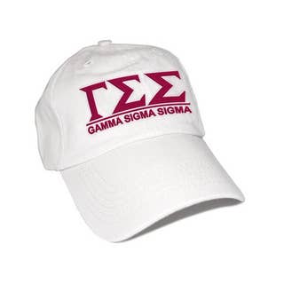 wholesalegreek - Vente Casquette de baseball – femme - Chapeau Gamma Sigma Sorority Line