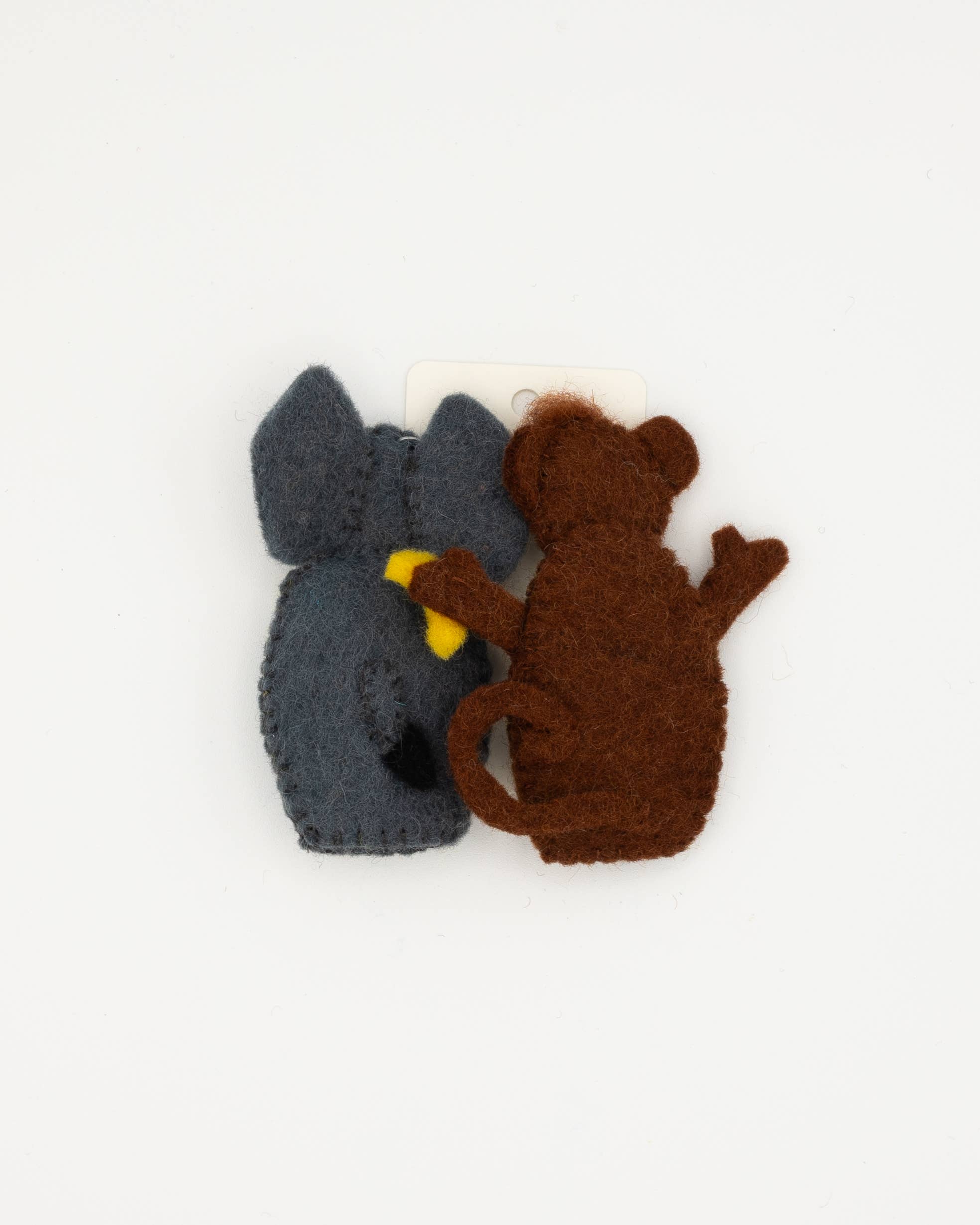 Nivas - Wholesale Finger Puppet - Kids & Baby - Finger Puppet - Elephant and Monkey (Safari Animals) 2