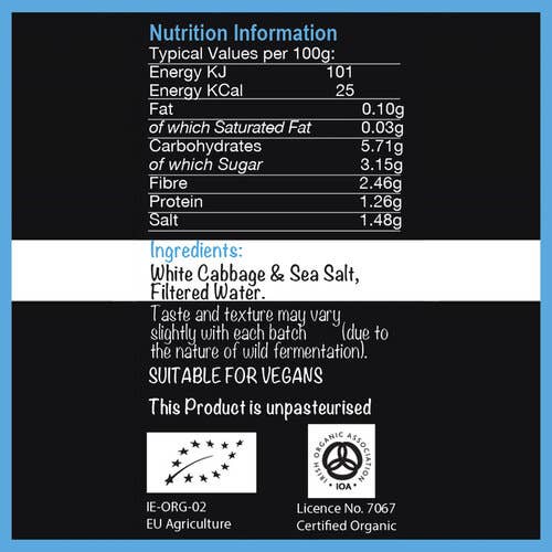 The Cultured Food Company - Wholesale Sauce - Natural Sauerkraut 400g5